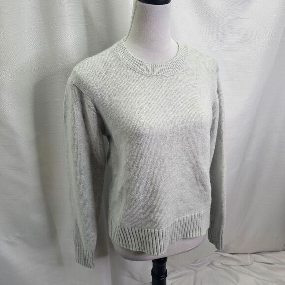 Evereve Gray Crewneck Sweater Size XS - Picture 2 of 7